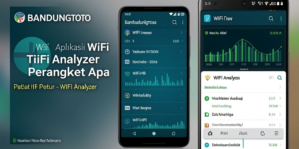 Screenshot utama BANDUNGTOTO menampilkan antarmuka WiFi Analyzer yang informatif.