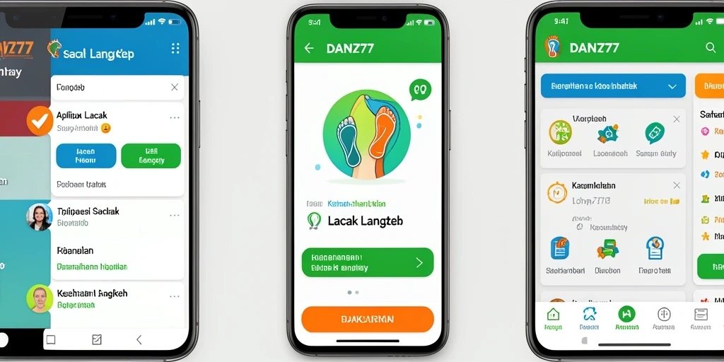 Tampilan antarmuka DAN777 yang intuitif dan mudah digunakan untuk lacak langkah.