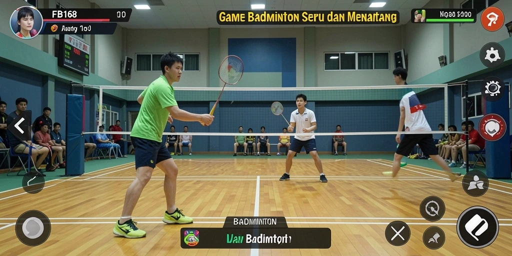Tampilan antarmuka FB168 yang menarik dan penuh warna.