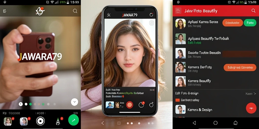 Tampilan antarmuka JAWARA79 yang modern dan user-friendly.