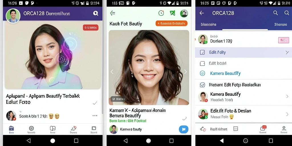 Antarmuka ORCA128 yang menarik dan mudah digunakan untuk edit foto.